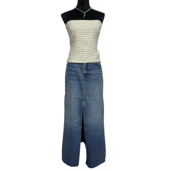 NWT - Reformation Tazz Maxi Denim Skirt - Picture 3 of 6